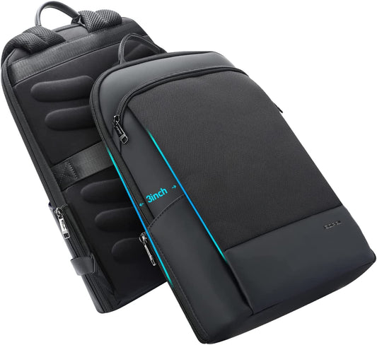 15 Inch Super Slim Laptop Backpack Men anti Theft Backpack Waterproof College Backpack Travel Laptop Backpack for Men Business Laptop Backpack Casual Daypack Men