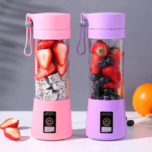 Electric Juicer USB Rechargeable Handheld Smoothie Blender Fruit Mixers Milkshake Maker Machine Food Grade Material HOT SALE